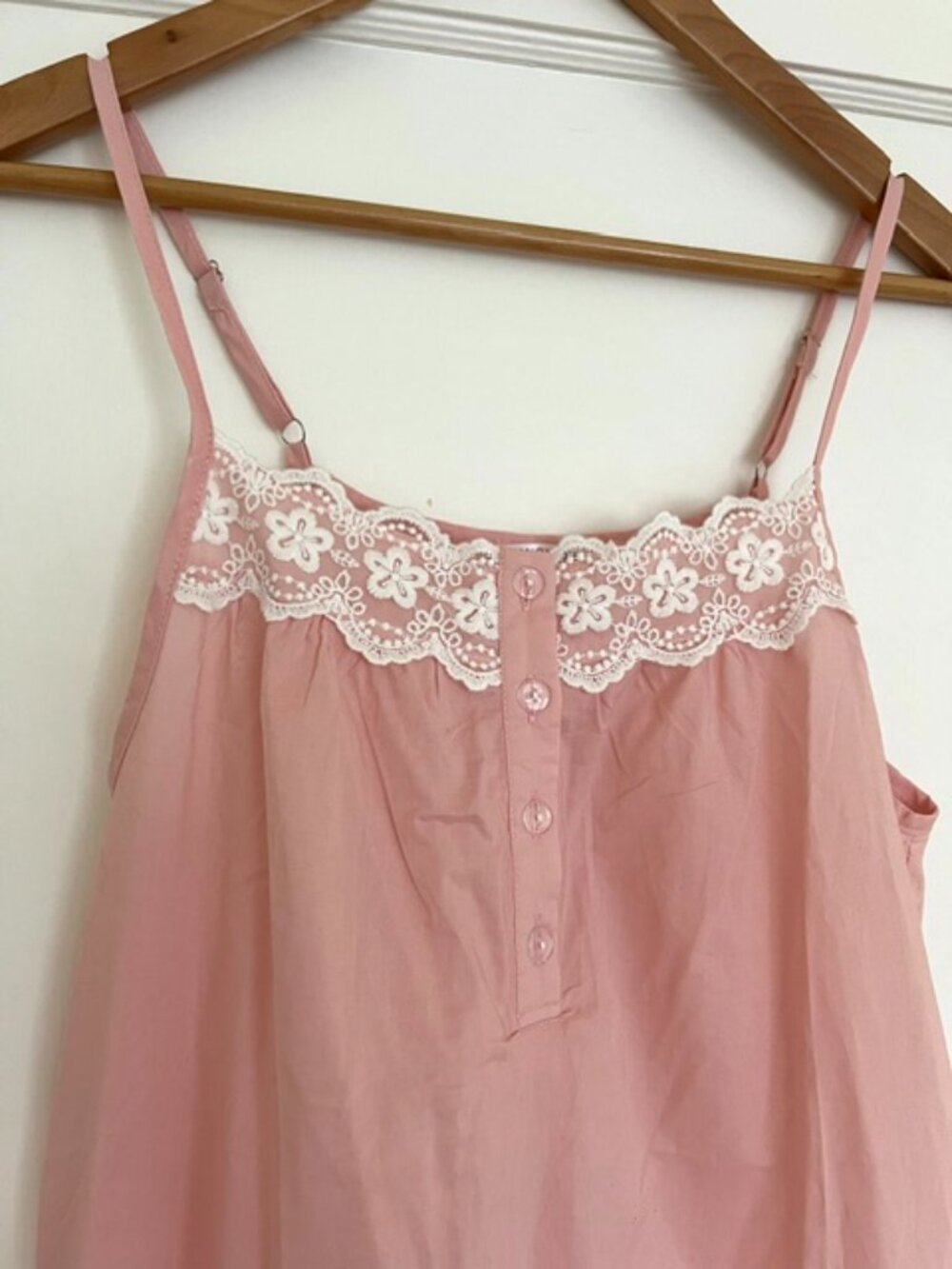 New! Ekouaer Cotton Sleeveless Nightgown in Soft Pink | Size Small